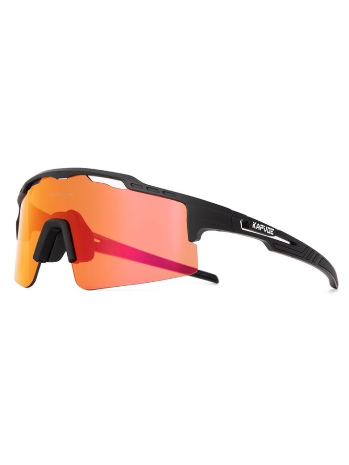 Scvcn Pánské sportovní sluneční brýle Lalon Oranžová sklíčka černá