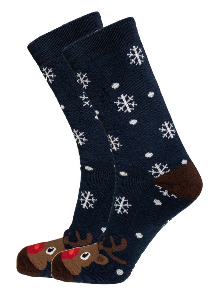 Star socks Ponožky Noel tmavě modré