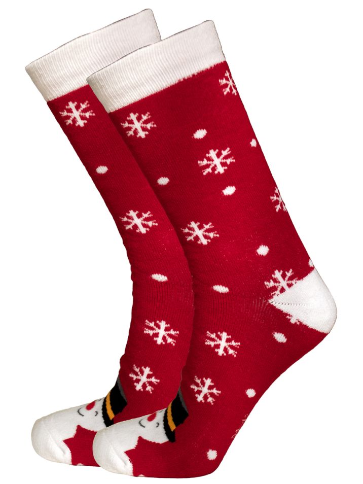 Star socks Ponožky Noel červené