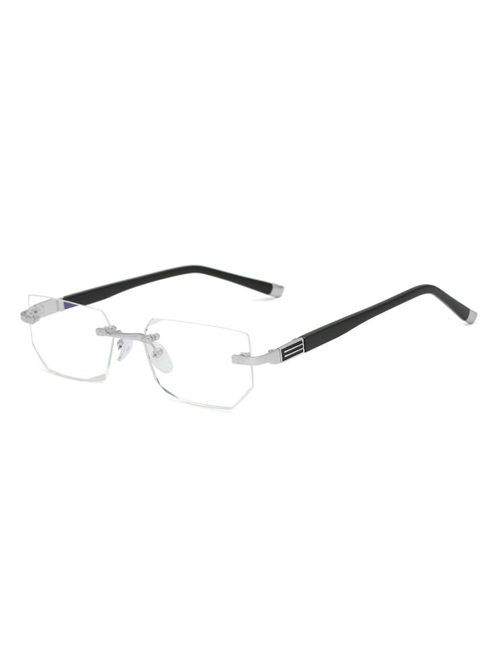 VeyRey Brýle k počítači hranaté Sallis stříbrná
