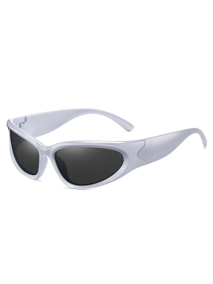 VeyRey Unisex sluneční brýle steampunk Telos bílá