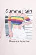 Kesi Dámská halenka s potiskem Summer Girl Deepika pudrová růžová 
