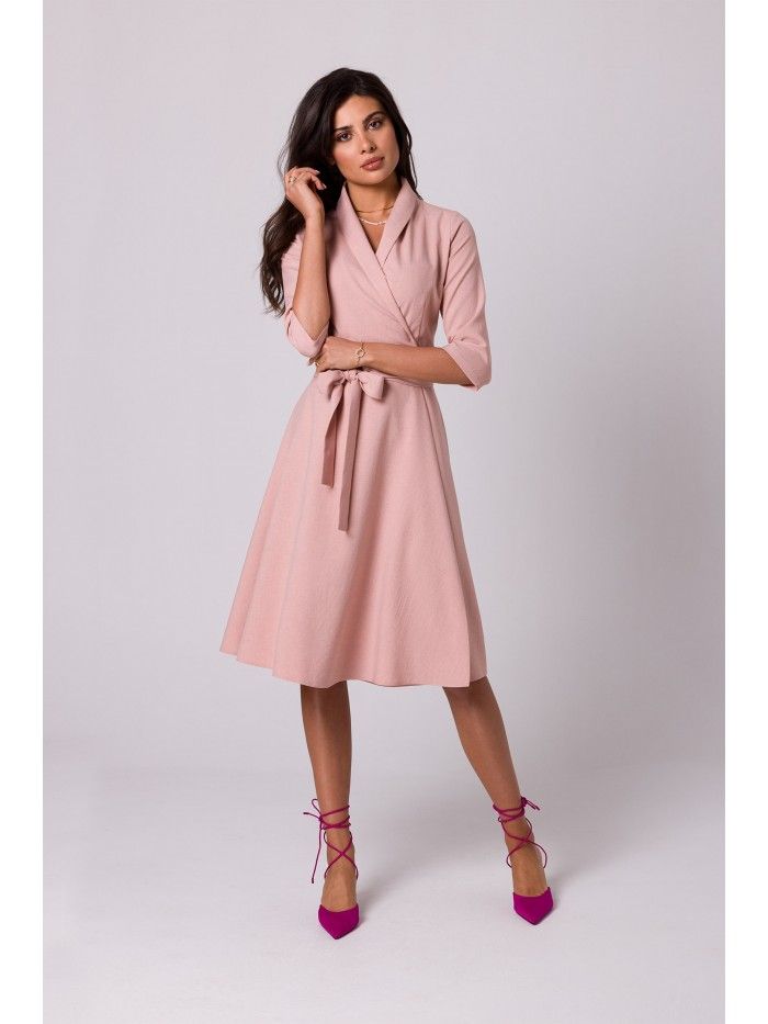 BeWear Dámské společenské šaty Ibliramur B255 růžová